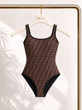 Maillot 1 pièce Brown Fendi