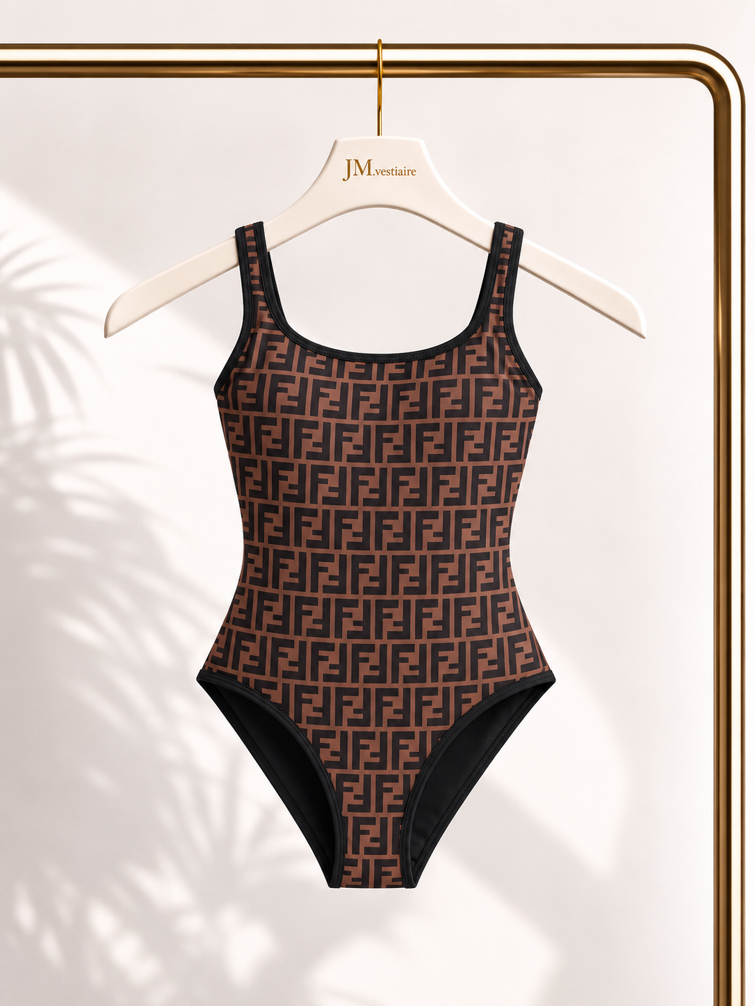 Maillot 1 pièce Brown Fendi
